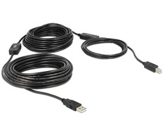 Delock Cable USB 2.0 A tipo kištukas > USB 2.0 B tipo kištukas 20 m