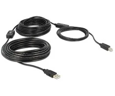 Delock Cable USB 2.0 A tipo kištukas > USB 2.0 B tipo kištukas 20 m