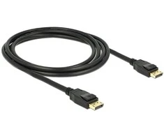 DELOCK Cable Displayport 1.2 male > Displayport vyriškas 4K 2 m