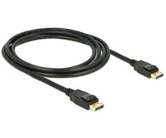 DELOCK Cable Displayport 1.2 male > Displayport vyriškas 4K 2 m