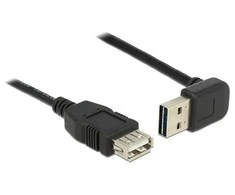 Delock Verlängerungskabel USB 2.0 Typ-A gewinkelt > USB 2.0 Typ-A juodas 2m