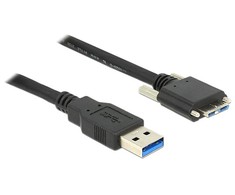 USB laidas Delock USB-A į microUSB 2 m juodas (83598)