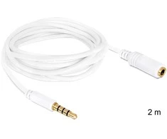 Delock Przedłużacz kabla Apple Audio Jack M/F 4PIN 2m