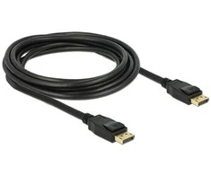 DELOCK Cable Displayport 1.2 male > Displayport vyriškas 4K 3 m