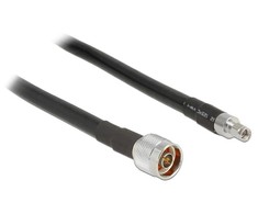 Delock Antennenkabel N Stecker > RP-SMA Stecker CFD400 LLC400 3 m low loss