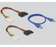 Delock Riser PCI-E x1 > 4 x PCIE x16 su USB kabeliu 60 cm (41427)