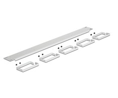 Delock 19" kabelių valdymo skydelis 1U pilka