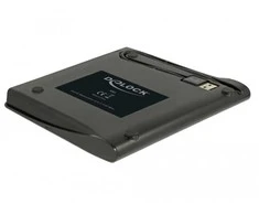 Delock korpusas skirtas 5,25 itin ploniems SATA diskams 9,5 mm iki A tipo USB kištuko