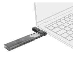 Delock DeLOCK 42635 HDD korpusas Juodas M.2 SSD korpusas