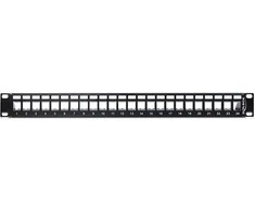 Delock 19" Keystone 24 prievadas su bėgeliu