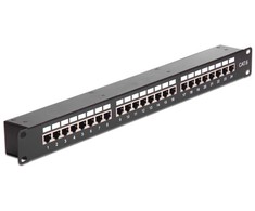 Delock tinklo 19" sujungimo skydo 24 prievadas 6 kat