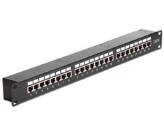 Delock tinklo 19" sujungimo skydo 24 prievadas 6 kat