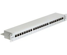 Delock 43300 - RJ-45 - Pilkas - Rack montavimas - 1U - 483 mm - 44 mm