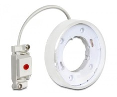Lubinis šviestuvas „Delock Lighting GX53“ apvalus lempos lizdas, F tipo, baltas