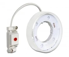 Lubinis šviestuvas „Delock Lighting GX53“ apvalus lempos lizdas, F tipo, baltas