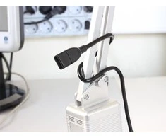 Kabelis DELOCK USB 2.0, 0,5 m, juodas / 83499