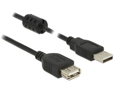 „Delock“ ilgintuvas USB 2.0 tipo A kištukinis > USB 2.0 tipo A lizdas 5,0 m