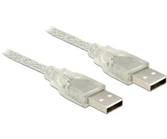 Delock 83891 - 5 m - USB A - USB A - USB 2.0 - 480 Mbit/s - Transparent
