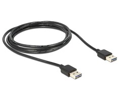Delock Kabelis EASY USB 2.0-A Stecker > Stecker juodas 5 m