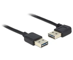 USB Delock USB-A kabelis - 5 m juodas (83467)
