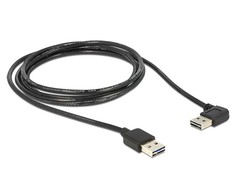 USB Delock USB-A kabelis - 5 m juodas (83467)