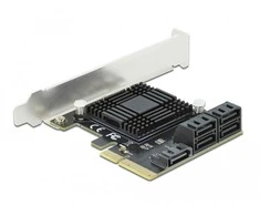 Delock 5 Port SATA PCI Express x4 kortelė – žemo profilio formos koeficientas