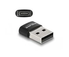 Delock USB 2.0 adapteris USB Type-A kištukinis USB Type-C™ juodas