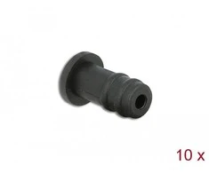 Delock dangtelis nuo dulkių 3,5 mm lizdo lizdui 10 vnt. juodos spalvos