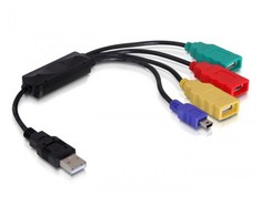 HUB USB Delock 3x USB-A 2.0 (61724)