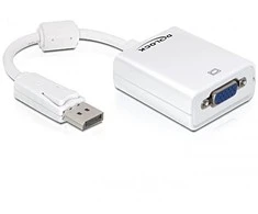 Delock Adapteris Displayport 1.2 vyriškas > VGA moteriškas baltas