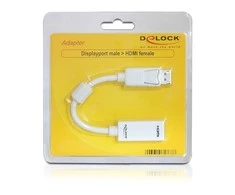 DELOCK Adapteris Displayport male> HDMI moteriška