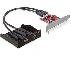 Delock Priekinis skydelis 3.5Cala 2 x USB 3.0 + PCI valdiklis (61775)