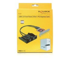 Delock Priekinis skydelis 3.5Cala 2 x USB 3.0 + PCI valdiklis (61775)