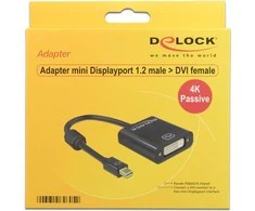 AV adapteris Delock Rodyti Port Mini - Juodas (62605)