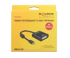 AV adapteris Delock Rodyti Port Mini - Juodas (62605)