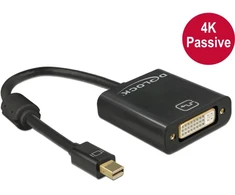 AV adapteris Delock Rodyti Port Mini - Juodas (62605)