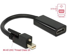 Adapteris AV Delock DisplayPort Mini – HDMI kištukas (62640)