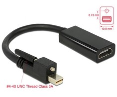 Adapteris AV Delock DisplayPort Mini – HDMI kištukas (62640)
