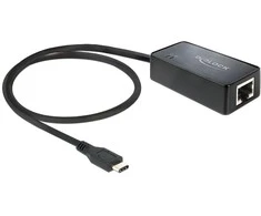 DLC DELOCK Adapteris SuperSpeed USB USB 3.1 Gen 1 SU USB Type-C male > Gigabit LAN 10/100/1000 Mb/s