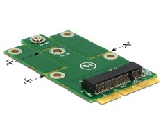 Delock Adapteris miniPCIe > M.2 NGFF