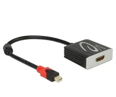 DELOCK Adapteris mini Displayport 1.2 male > HDMI moteriškas 4K 60 Hz aktyvus