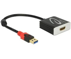 USB adapteris Delock USB - HDMI Juodas (62736)