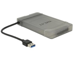 DELOCK konverteris USB 3.0 A tipo kištukas > SATA 6 Gb/s 22 kontaktų su 2,5" apsauginiu dangteliu