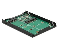 Šakotuvas Delock 2.5 "kišenės į SATA + mSATA M.2 diską (62866)