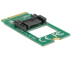 Delock Adapteris M.2 raktas B kištukas > SATA 7 kontaktas (62876)