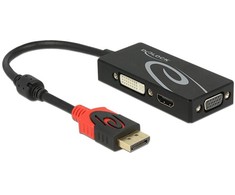 Delock Adapteris Displayport 1.2 vyriškas VGA/HDMI/DVI