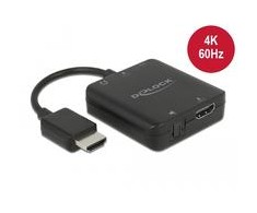 Kompaktiškas „Delock HDMI Audio Extractor“ 4K 60 Hz