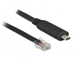 Kabelis USB Delock USB-C - RJ-45 2 m Juodas (63912)
