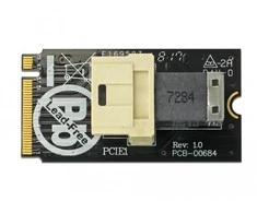 DeLOCK Adap. Raktas M>SFF-8643 NVMe – horizontalus