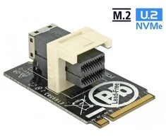 DeLOCK Adap. Raktas M>SFF-8643 NVMe – horizontalus